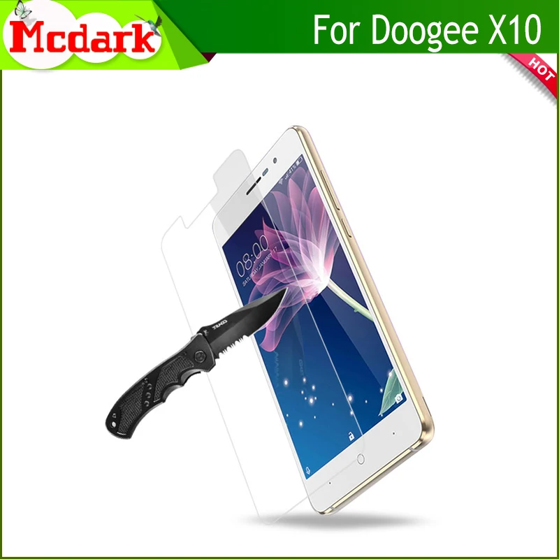 Mcdark 2.5D с уровнем твердости 9H закаленное Стекло Для Doogee X10 Экран протектор 5 0