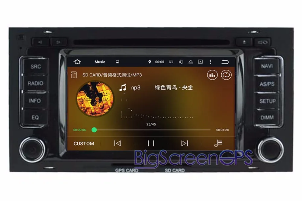 Perfect 6.2Inch Android 7.1 Car GPS Navigation For VW Volkswagen TOUAREG 2003-2010 Multimedia  Free Map Monitor Bluetooth Stereo 3