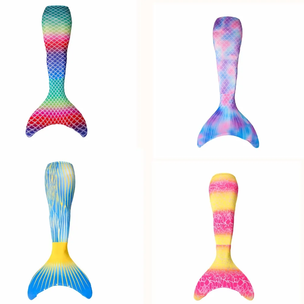 

Little Mermaid Tails for Swimming Costume Mermaid Tail Cosplay Girls Swimsuit Kids Children Swimmable suit