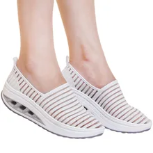 Perimedes женская обувь для фитнеса повседневная спортивная обувь Женский, сетчатый Shake обувь на платформе кроссовки tenis masculino# WS