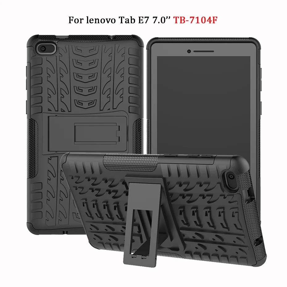 

Tablet Case For Lenovo Tab E7 7.0'' TB-7104F 2018 Stand Cover PC &TPU Shockproof Protective Shell For Lenovo Tab E7 Case 7 inch