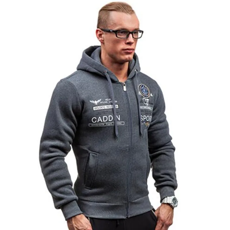 2016 Новая мода бренд Толстовки с принтом Для мужчин Зимние Slim Fit костюмы остроумие