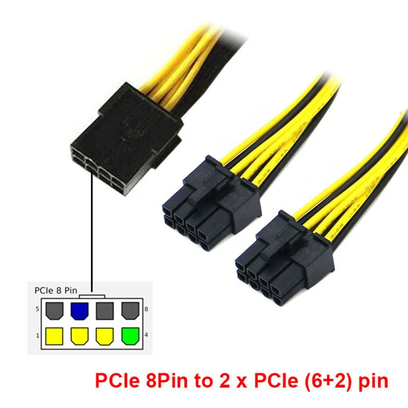 20 سنتيمتر pc امدادات الطاقة موليكس 8 دبوس إلى ثنائي بكيي pci-e 8pin 6 + 2pin pci express الطاقة الفاصل كابل ل bitcoin litecoin تلاعب التعدين 20 سنتيمتر pc امدادات الطاقة موليكس 8 دبوس إلى ثنائي بكيي pci-e 8pin 6 + 2pin pci express الطاقة الفاصل كابل ل bitcoin litecoin تلاعب التعدين