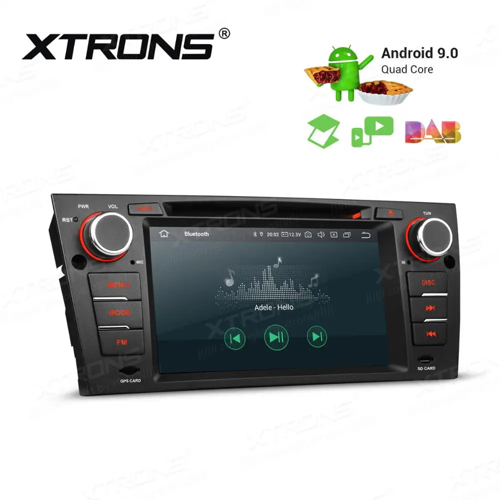 Excellent 7" Android 9.0 Pie OS Car DVD Multimedia GPS Radio for BMW E90 2005-2012 E91 2005-2012 E92 2006-2013 E93 2007-2013 M3 2007-2012 1