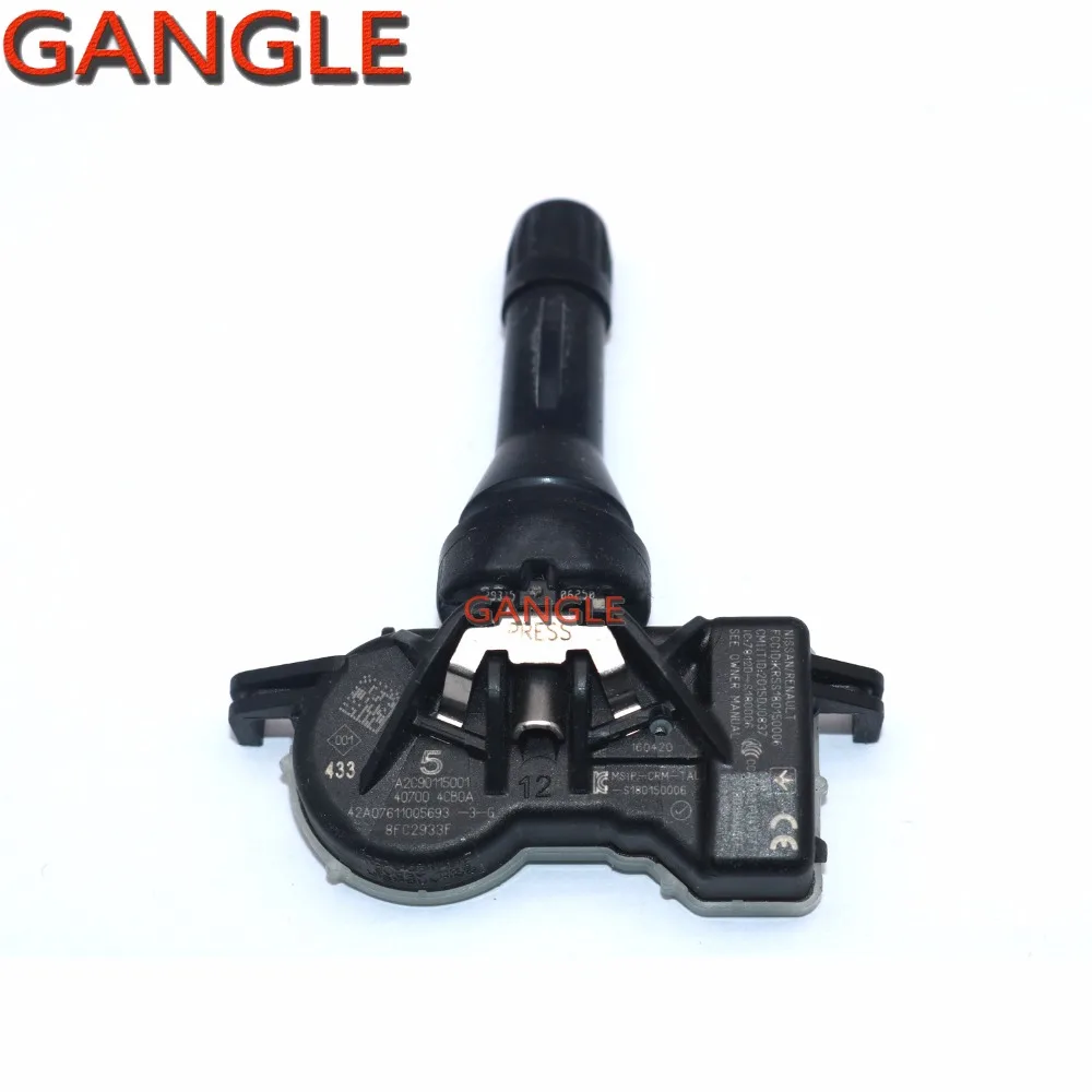 Датчик давления в шинах для 2013 EOP Nissan X Trail Rogue Leaf TPMS датчик 40700 4CB0A 407004CB1A 433