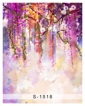 

fond studio photo vinyle Computer-Painted Photographic Backgrounds Cloth 150X200CM Flowers Theme Dream Wedding Studios Backdrop