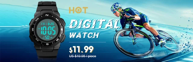 SKMEI Men Sports Watches Countdown Double Time Watch Alarm Chrono Digital Wristwatches 50M Waterproof Relogio Masculino 1251 -