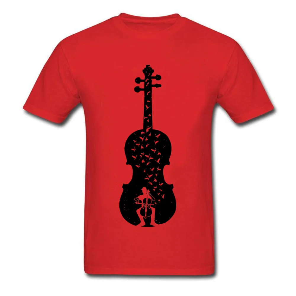 Cello - Playing Cello_red