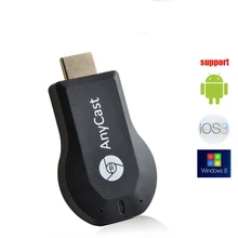 Хромированный дисплей AnyCast M2 WiFi приемник DLNA AirPlay Miracast Dongle tv Stick для Windows Android iOS Mac устройства HDMI 1080P