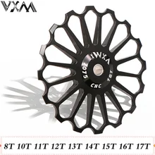 VXM MTB Road Bike Ceramic Pulley Alloy Rear Derailleur 8T/10T/11T/12/13T/14T/15T/16T/17T Guide Bike Ceramic Bearing Jockey Wheel VXM MTB Road Bike Ceramic Pulley Alloy Rear Derailleur 8T/10T/11T/12/13T/14T/15T/16T/17T Guide Bike Ceramic Bearing Jockey Wheel