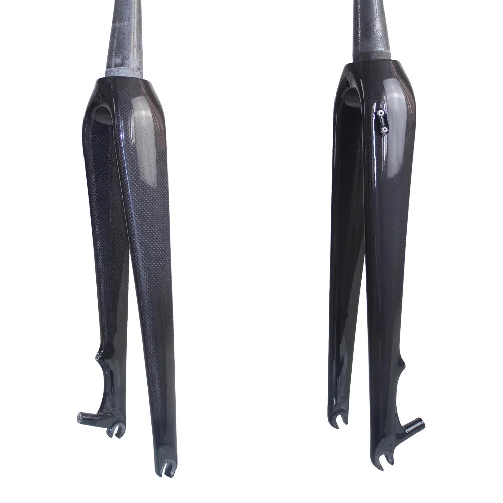 

Free Shipping 700c Disc Brake Carbon CycloCross Fork 100*9mm Quick Release Toray t700 Carbon Cyclocross Bicycle Fork