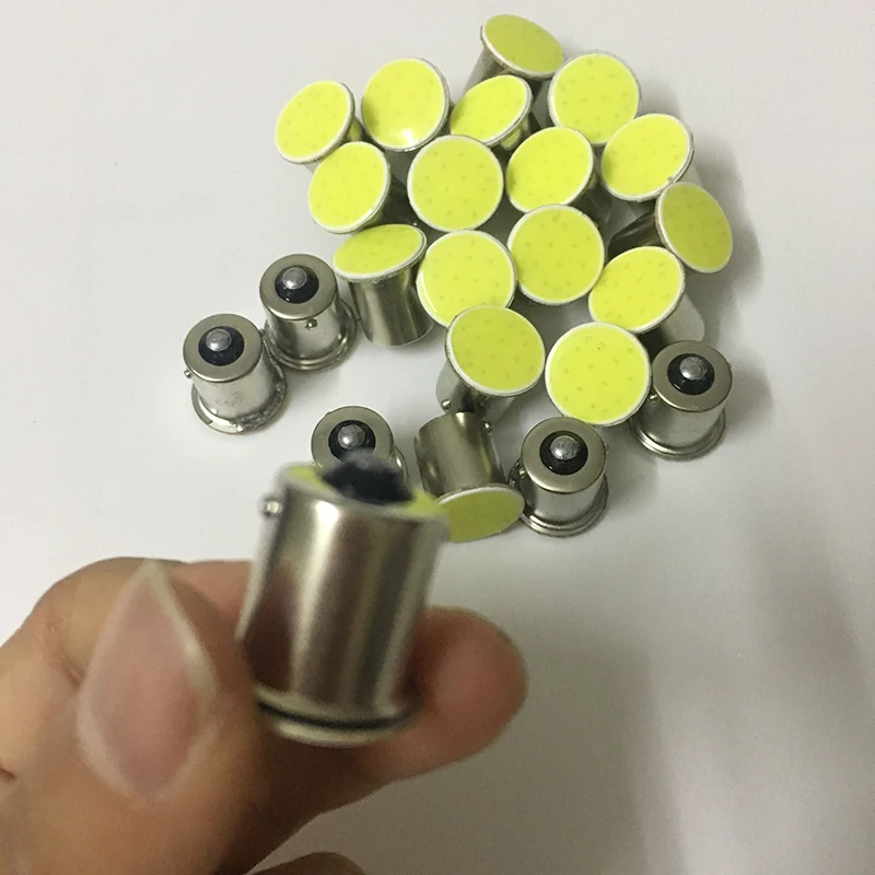 500x супер яркий 12V 24V 1156 BA15S P21W 1157 Bay15d P21/5 W COB 12 SMD Led светильник лампы поворота Задние Стоп сигнал светильник s Белый