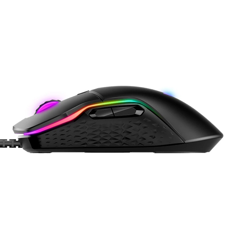 Rapoo RGB Magic Backlight Gaming Mouse 6200 DPI 220IPS 8D IR Optical USB Wired Mice For LOL DOTA E-