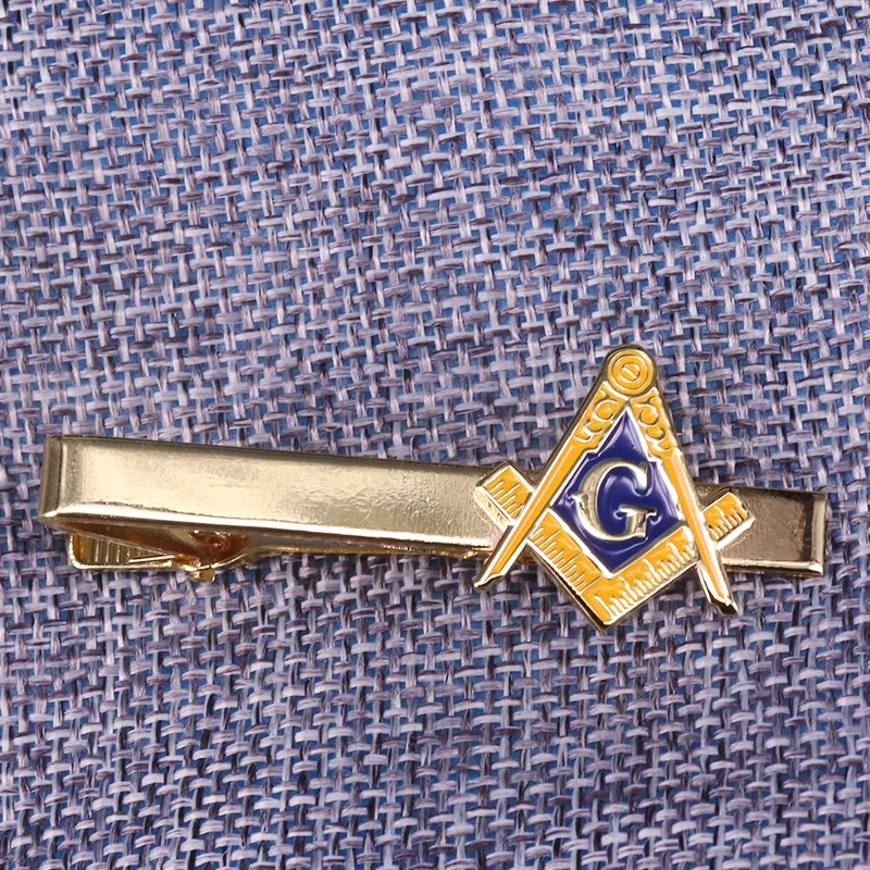 Зажим для галстука Masonic золотистый тон Шпилька Фримана AG масонский галстук