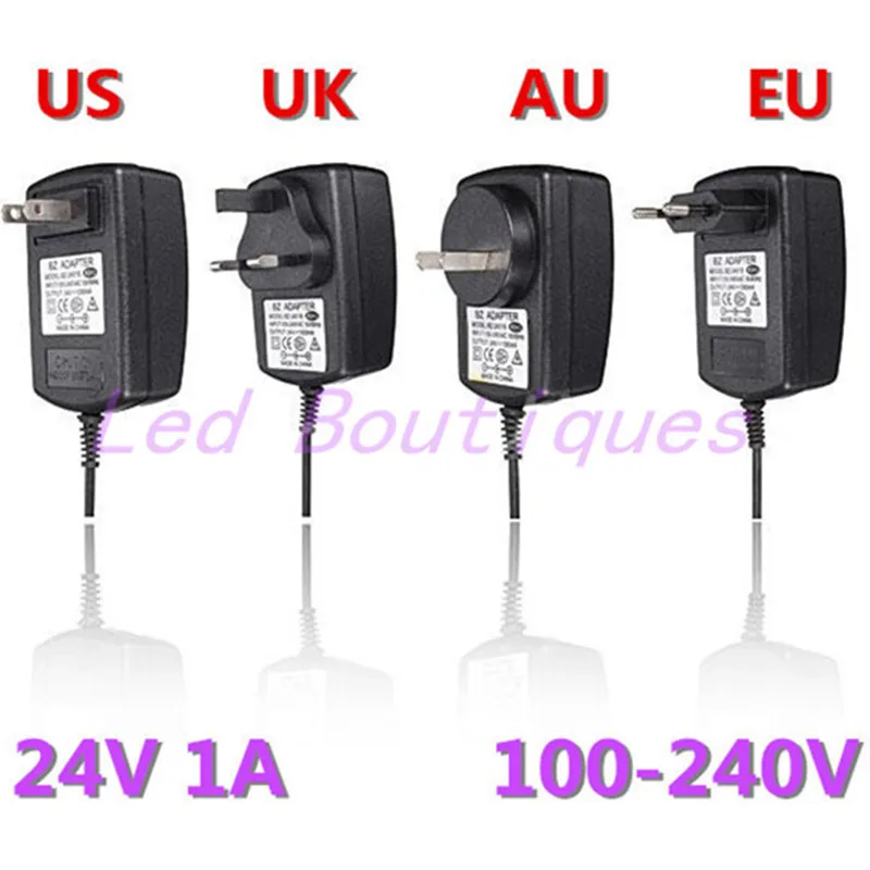 DC 24V 1A 24w адаптер переключатель питания для 24v 3528 светодиодной ленты или CCTV