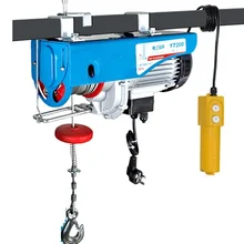 200-500 кг 12-40M 220V 50Hz 1-фазный сильный, высокое качество, Прямая поставка от производителя Электрический Стальной Трос Лебедки, мини-блок, крановое оборудование