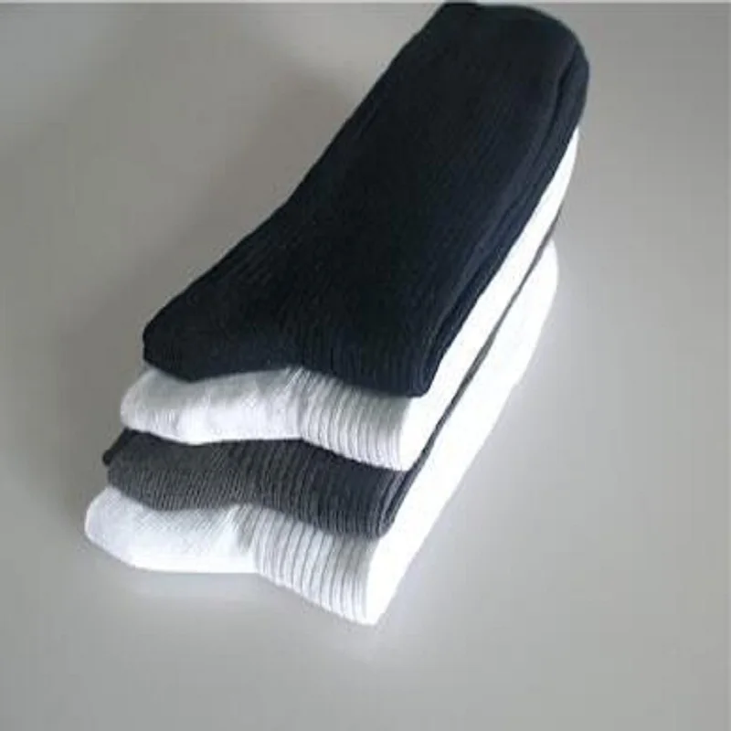 

2018 Rushed Standard Casual Men Socks Autumn New Men 's Classic Wild Cotton Socks Sweat - Solid Hand Sewn Tube