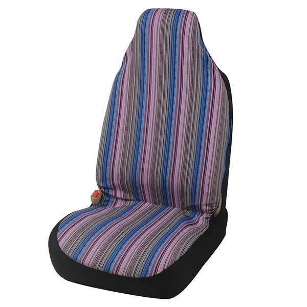 Универсальные полосатые цветные чехлы на переднее сиденье, седло, одеяло Baja, ковш, чехол на сиденье для bmw e46 ford focus 2 bmw e90 bmw e60 1 шт - Название цвета: Y40739-D