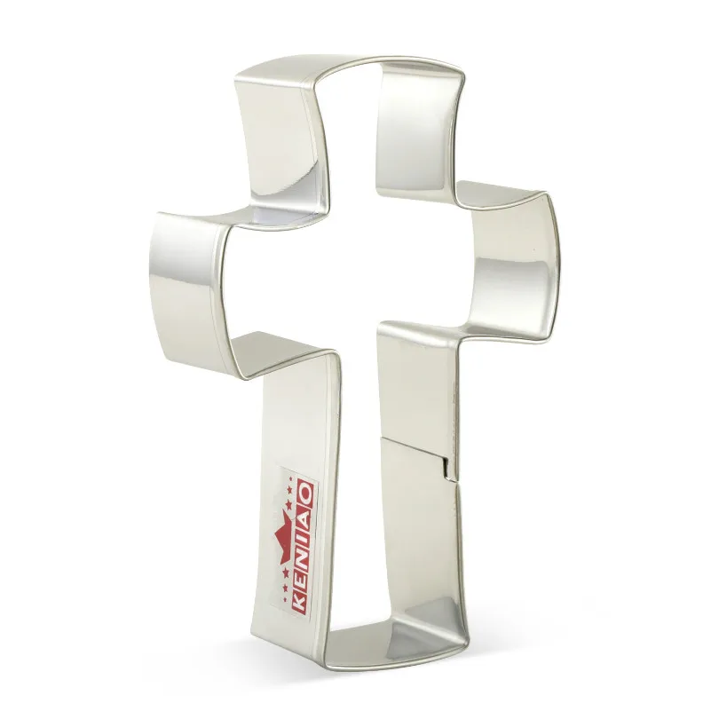 KENIAO Holy Cross Cookie Cutter for Kids Birthday Party- 6.7 x 10.5 cm- Biscuit / Fondant / Pastry Cutter- Stainless Steel