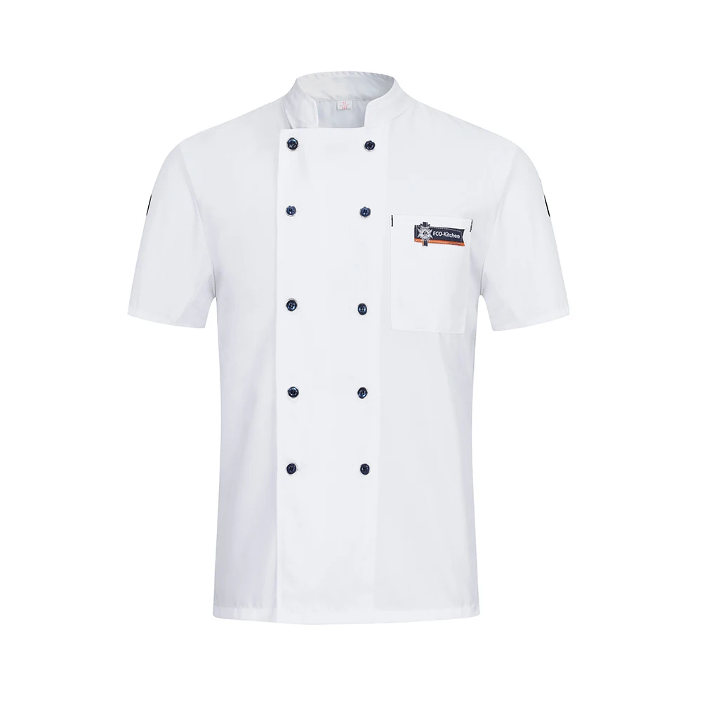 2019 куртка шеф-повара летняя рабочая одежда питание Классная рубашка повара для мужчин и женщин veste de Национальная кухня кухонные формы суши