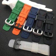 Высокое качество 28 мм Мужские Ремешки для наручных часов Seven on Friday ремешок из силиконовой резины аксессуары для часов водонепроницаемый браслет