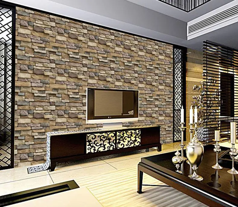 45CM-Wide-Parthenocissus-Wallpaper-Brick-Pattern-with-Glue-Wallpaper-Wall-Stickers-Living-Room-Bedroom-Porch-Slate