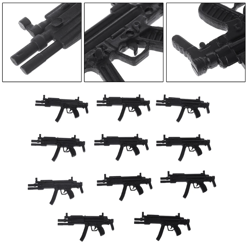 10 шт./компл. моделирование машина пистолет-пулемет модель армейский пистолет модели, игрушки для детей