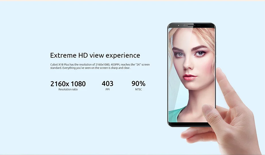 Мобильный телефон Cubot X18 Plus 5,9" 18:9 Android 8,0, Восьмиядерный процессор MT6750T, 4 Гб ОЗУ, 64 Гб ПЗУ, 16 Мп+ 2 Мп, двойная камера, 4000 мАч, 4G, смартфон