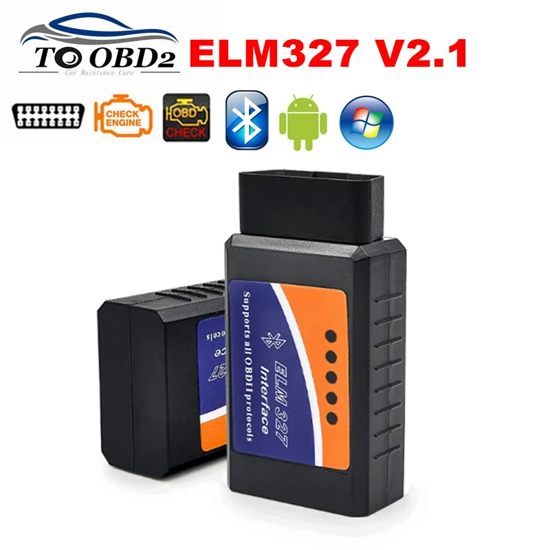 

ELM327 Bluetooth V2.1 Wireless Works Android Torque Auto Car Code Reader Diagnostic Tool OBD OBD2 ELM 327 BT Gasoline Cars
