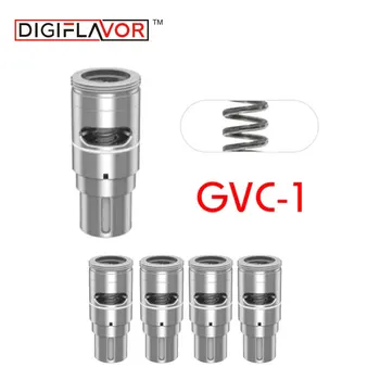 

Original 5pcs Digiflavor Espresso Replacement GVC-1 Coil for Digiflavor Espresso 22 Rebuildable Sub Ohm Tank 2ml 0.4ohm GVC-1