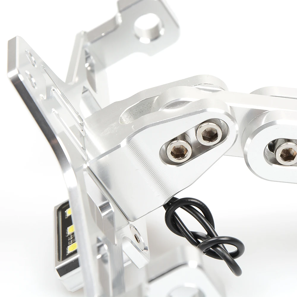 Universal Accessories Motorcycle License Plate Bracket For kawasaki z750 z800 versys 650 er6n ninja 300 400 zx6r parts zxr750