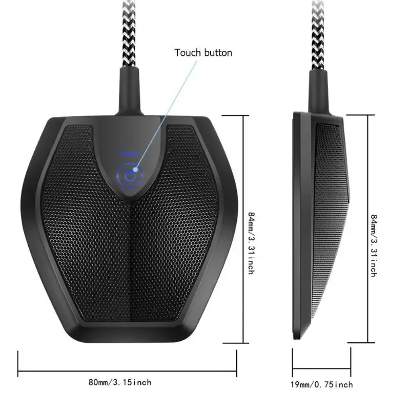ALLOYSEED G11 сенсорный Butoon конденсаторный настольный микрофон всенаправленный микрофон для конференц-залов Новые