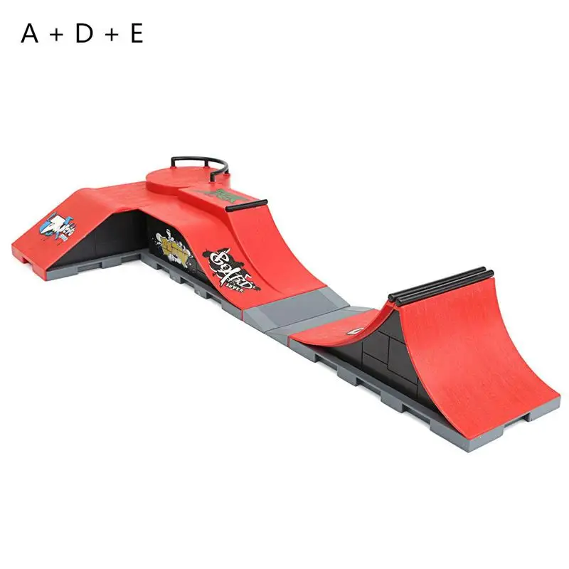Peças para Fingerboard Site Skate Parque Rampa Dedo Placa Final Parques Meninos Jogos Adulto Novidade Itens Crianças Brinquedos Diy 1 pc A-f Mod. 201229 15 Mini bicicletas e skate