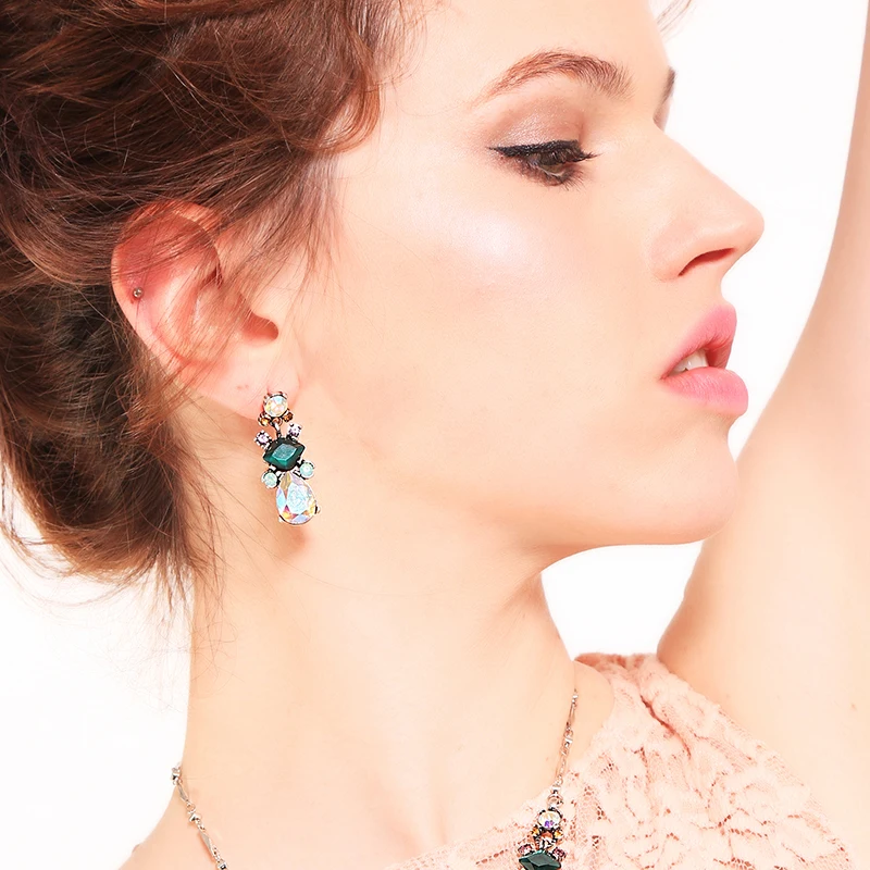 2018 New Product Multi Style Small Antique Drop Earrings For Woemn Summer Wholesale Jewelry
