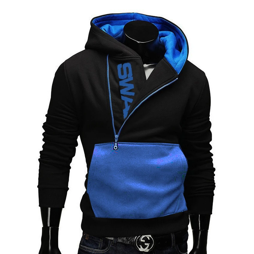 SWAG Men Brand Coat clothing Pullover Letter Print black winter