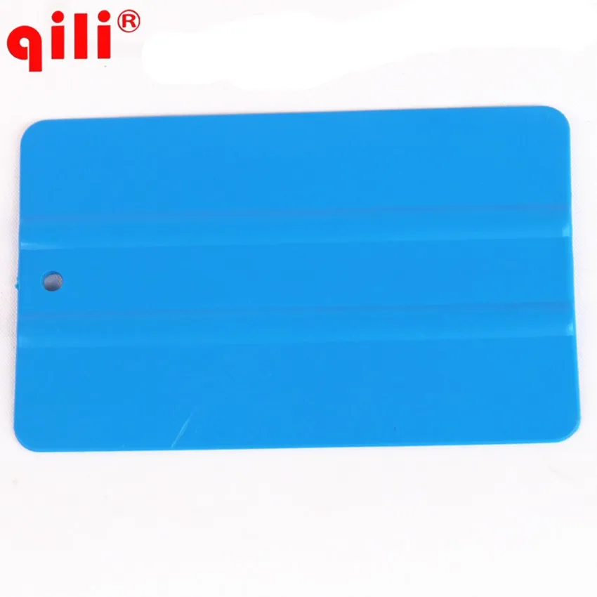 500 шт/QILI QG-07 синий цвет Мягкая ПП Автомобильная виниловая пленка стикер упаковочные инструменты Телескопический скребок Ракель DHL бесплатно