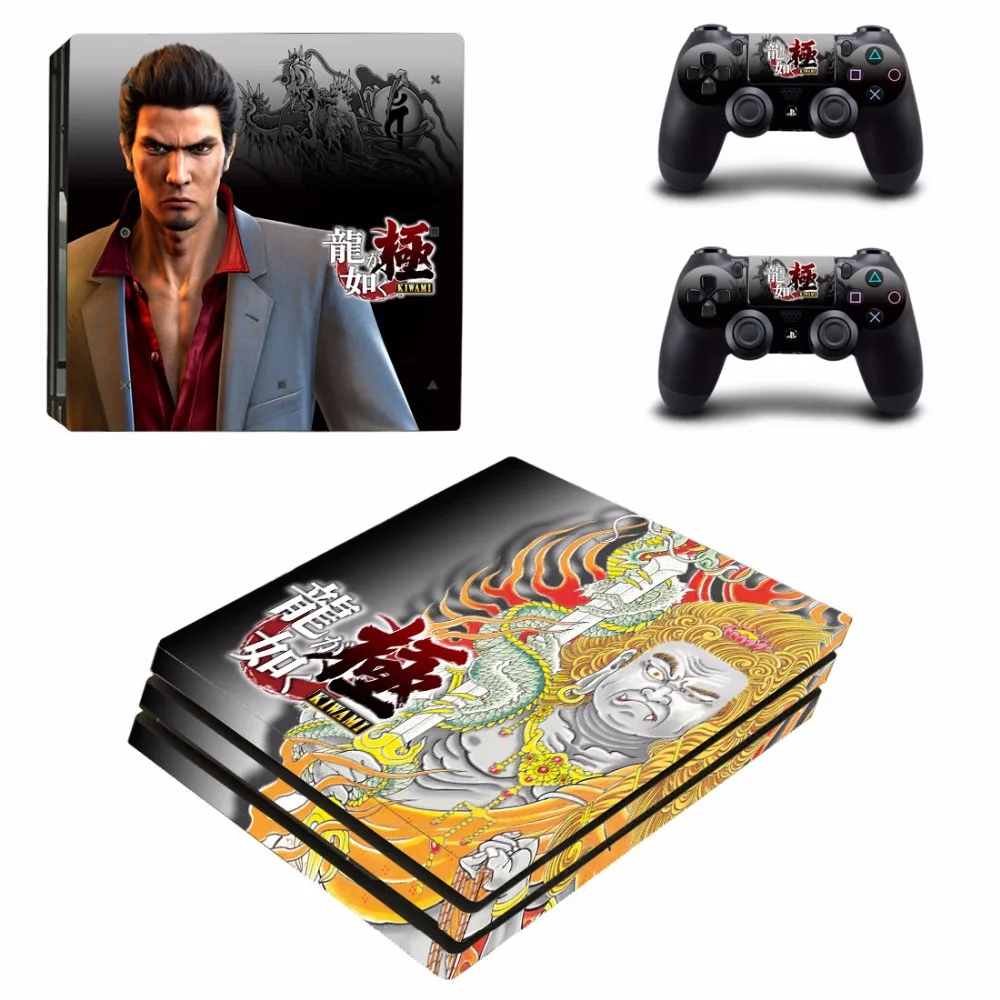 Ruddy komme til syne efter det Game Yakuza Kiwami PS4 Pro Skin Sticker For Sony PlayStation 4 Console and  2 Controllers PS4 Pro Skins Stickers Decal Vinyl _ - AliExpress Mobile