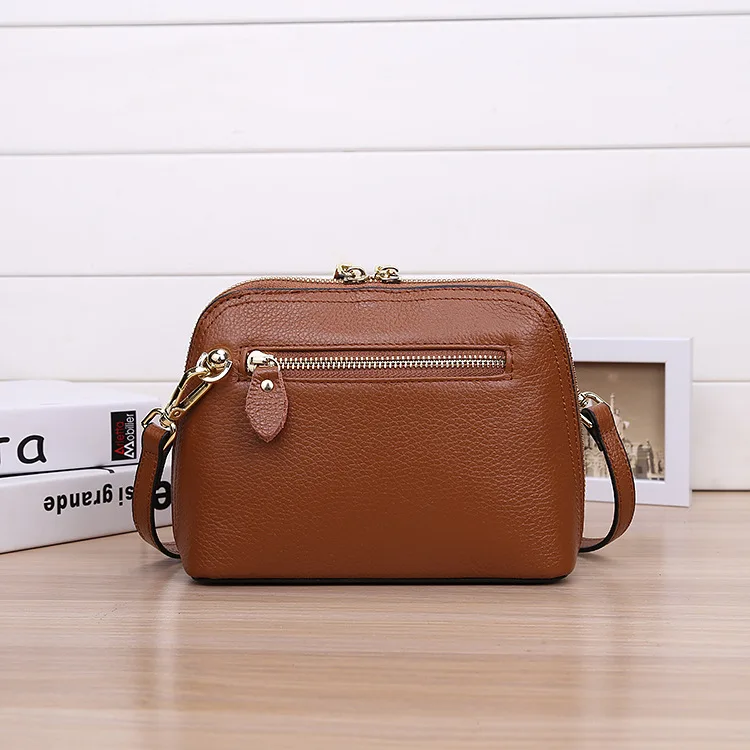 Women genuine leather messenger bag 17