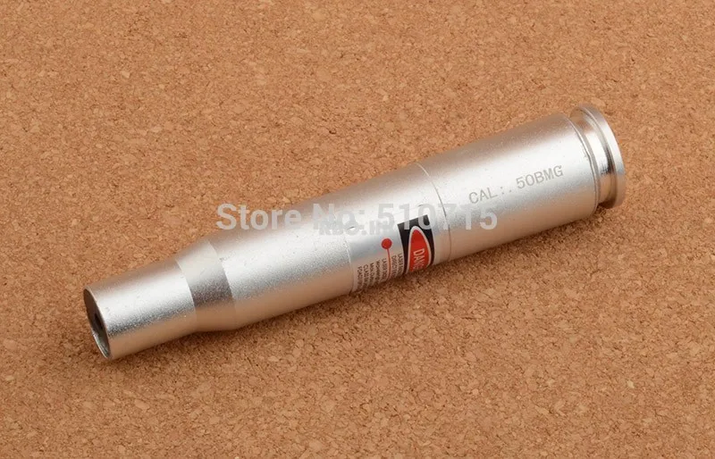

Cal .50 12.7 mm Red Dot Laser Aluminium alloy Boresight CAL Cartridge Bore Sighter For Scope Hunting M5068