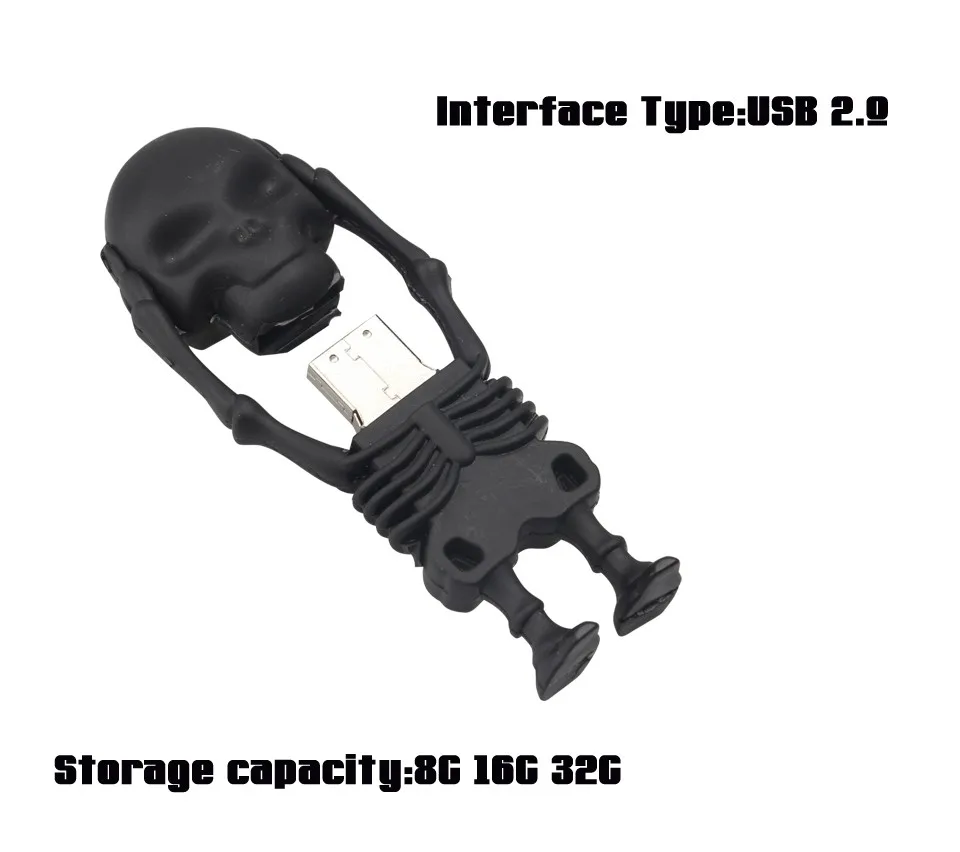 RBT USB флеш-накопитель, реальная емкость, высокая скорость, скелеты, 8 ГБ, 16 ГБ, 32 ГБ, память, Usb флешка, 2,0, флешка, флешка для ПК