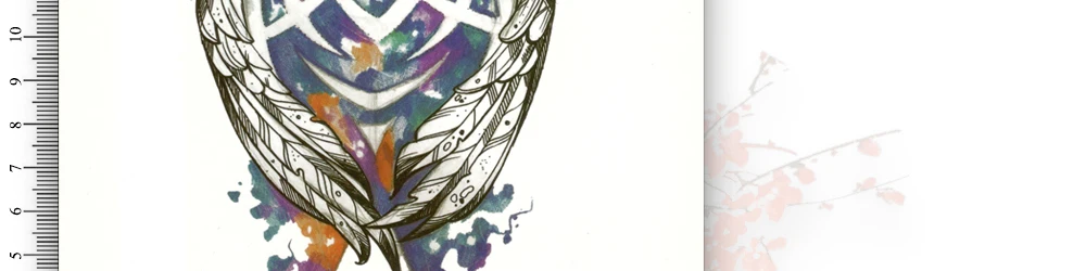Фальшивая, временная Переводные водяные татуировки Цвет Птица Луна Сова наклейки для женщин и мужчин сексуальный классный красивый боди-арт макияж вживую песни HB823