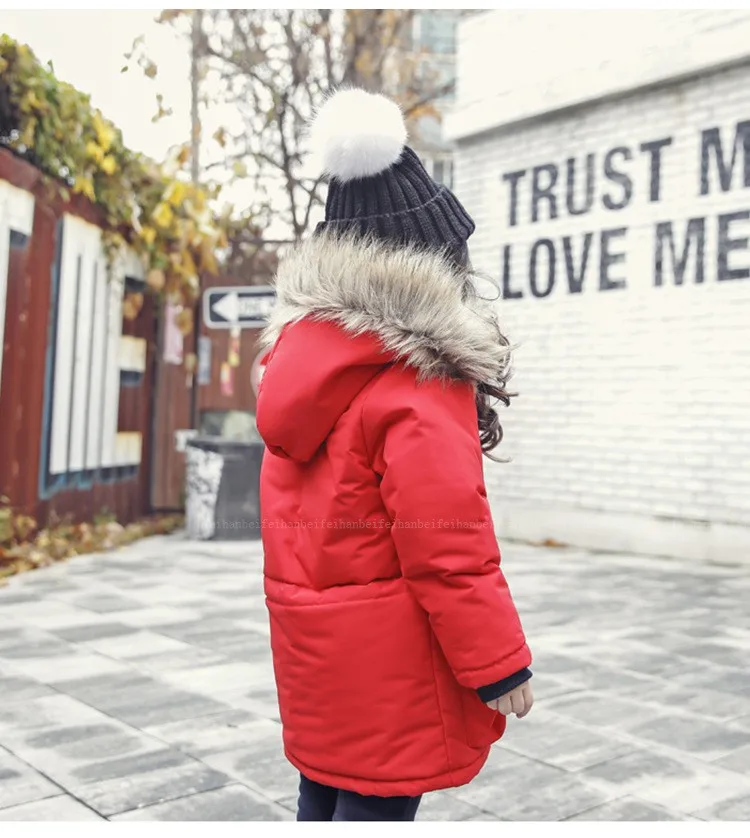 Для девочек Толстое Зимнее пальто 2018 новая детская Теплое пальто куртка стеганная для девочки дети толстый хлопок и пиджаки Дети правда