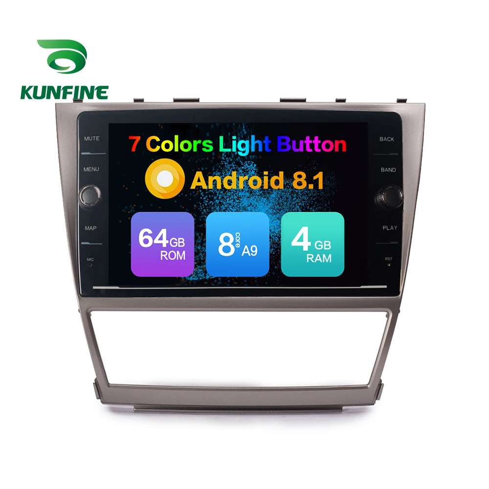 Android Car DVD GPS Navigation Multimedia Player Car Stereo For Toyota Camry 2007-2011 Radio Head unit (1222)