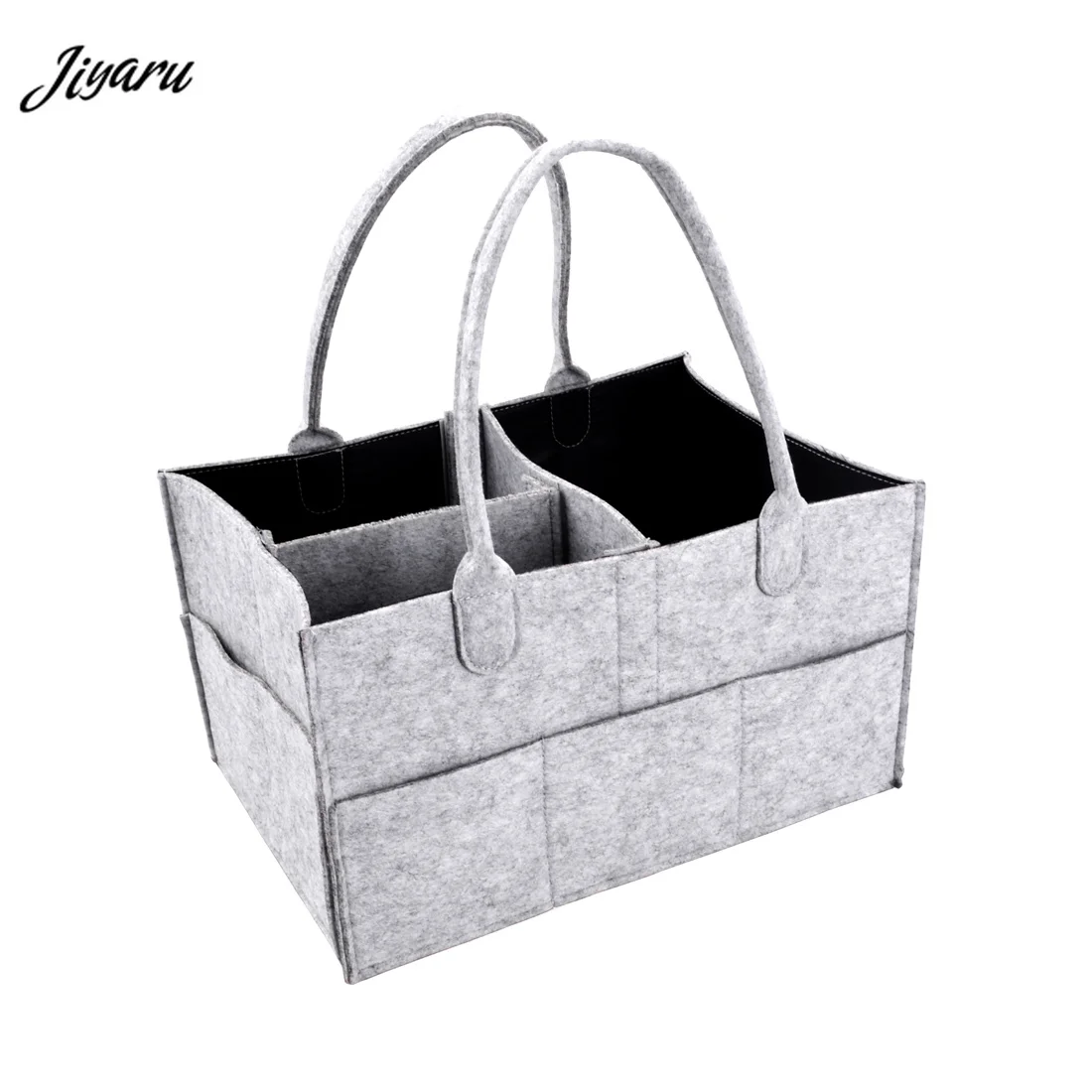 

New 2019 Womens Makeup Organizer Felt Cloth Insert Bag Multifunctional Women Cosmetic Bag Makeup Bag for Ladies Travel Organizer