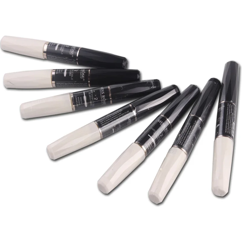 Miss Rose Dual Color Waterproof Mascara, Black and White, 3D Eyelash Extension, Thick Curling, 12g image 4