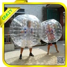 Free shipping ! 1.0mm top quality tpu inflatable bubble ball tpu