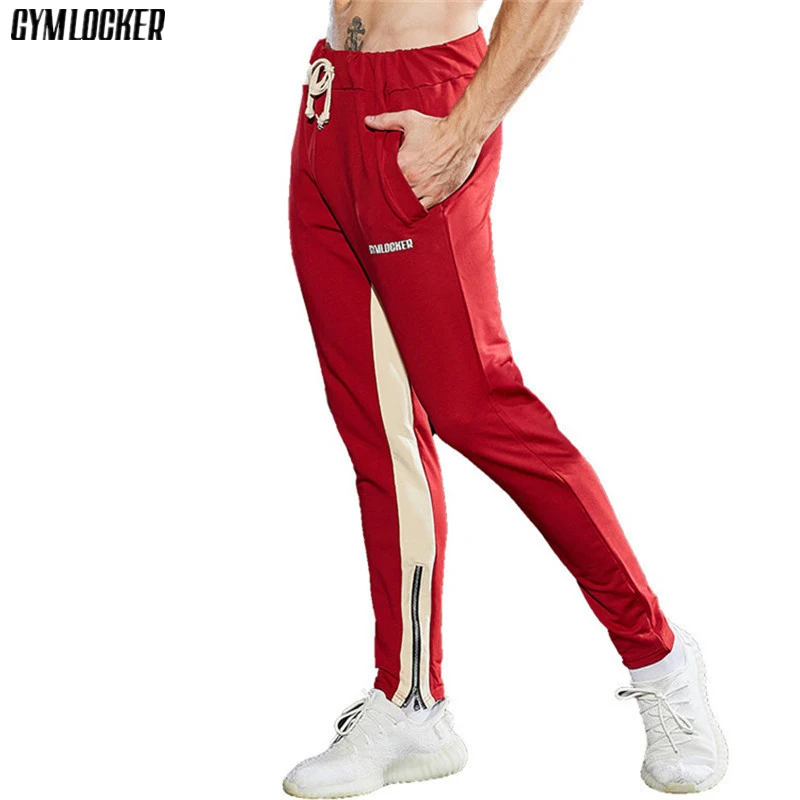 

GYMLOCKER new winter sweatpants pants men brand clothing trousers male quality cotton mens pants joggers Sweatpants clothes
