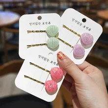 1 пара красочных акриловых прозрачных ракушек заколка для волос для девочек заколки для волос женские металлические милые стильные заколки для волос аксессуары