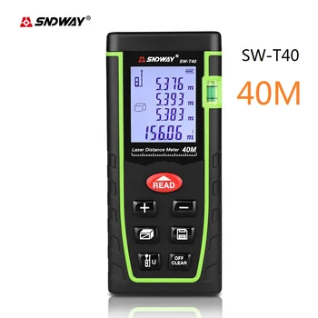 

SNDWAY Mini Handheld Laser Distance Meter 40m Laser Rangefinder OEM Laser Tape Measure Roulette Tool