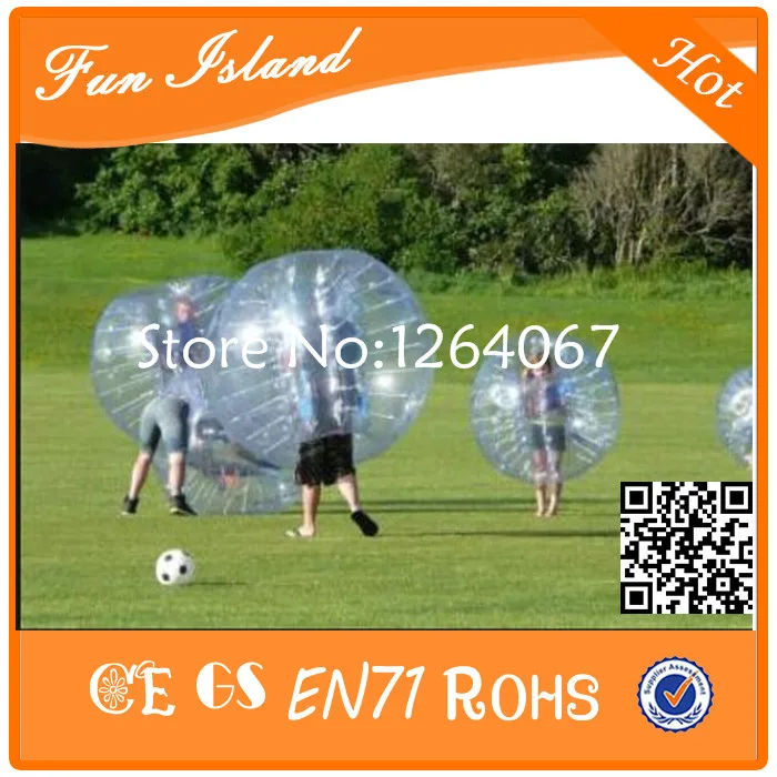 

Free shipping Promotinal 1.2m Diameter 1.0mm TPU 8 Pieces(4 Red +4 Blue)Bubble Balls,Inflatable Bumper Balls On Sale